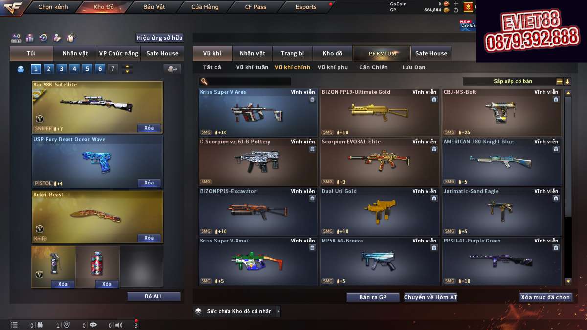 shop acc cf uy tin gia re